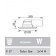 Jupiter 2x14W Downlight Dikey E27 Duylu PC Camlı JD556 Jupiter 2x14W Downlight Dikey E27 Duylu PC Camlı JD556