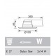 Jupiter 2x14W Downlight Dikey E27 Duylu PC Camlı JD556