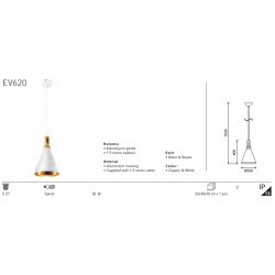 Jupiter Sarkıt Armatür EV620 Jupiter Sarkıt Armatür EV620