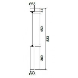 Jupiter 11W Sarkıt Armatür 3000K - LC478 Jupiter 11W Sarkıt Armatür 3000K - LC478