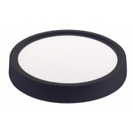 18W Sıva Üstü Siyah Yuvarlak Panel ECO 3000K