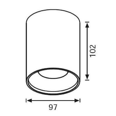 JC046 S Tavan Armatürü