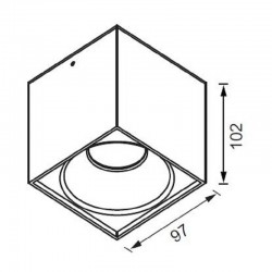 JC062 Tavan Armatürü JC062 Tavan Armatürü