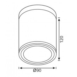 JC063 Bahçe Tavan Armatürü JC063 Bahçe Tavan Armatürü
