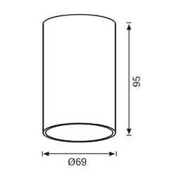 JC068 S&A Tavan Armatürü JC068 S&A Tavan Armatürü