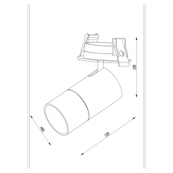 JD500 B Sıva Altı Siyah Hareketli Spot JD500 B Sıva Altı Siyah Hareketli Spot