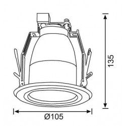JD527 2 inch Camli Downlight JD527 2 inch Camli Downlight
