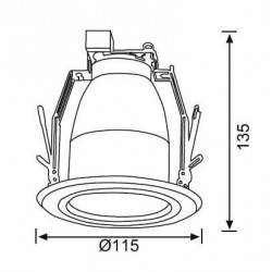 JD528 2,5 inch Camli Downlight JD528 2,5 inch Camli Downlight