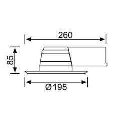 JD556 6 inch Pc Camli Downlight JD556 6 inch Pc Camli Downlight