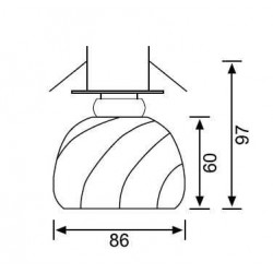JH642 Camlı Sabit Spot JH642 Camlı Sabit Spot