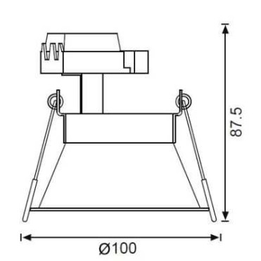 JH688 Siyah Sabit Spot