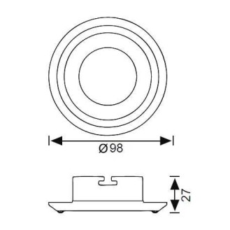 JH693 A Taşlı Sabit Spot