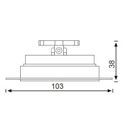 JH738 B Çerçevesiz Spot