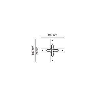 JK004 Modüler Aydınlatma Dörtlü Bağlantı