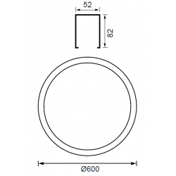 JL060 Lineer Led Armatür (4000K)