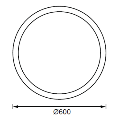 JL061 Lineer Led Davul Armatür (6500K)