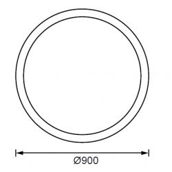 JL091 Lineer Led Davul Armatür (6500K)