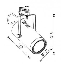 JR652 Metal Halide Ray Spot-BaLAstsiz