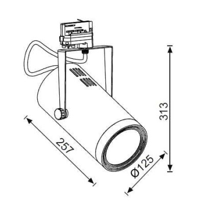 JR652 Metal Halide Ray Spot-BaLAstsiz