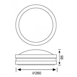 JW700 Bahçe Tavan Armatürü