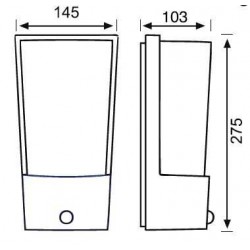 JW930 Sensörlü Bahçe Aplik