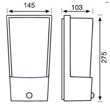 JW930 Sensörlü Bahçe Aplik