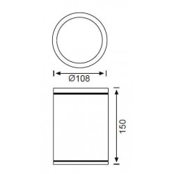 JW963 Bahçe Tavan Armatürü