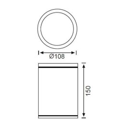 JW963 Bahçe Tavan Armatürü