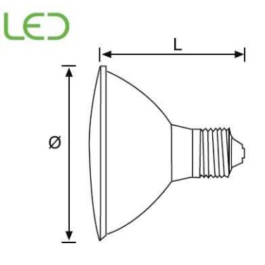 LA481 M Ledli Par 30 (Mavi)