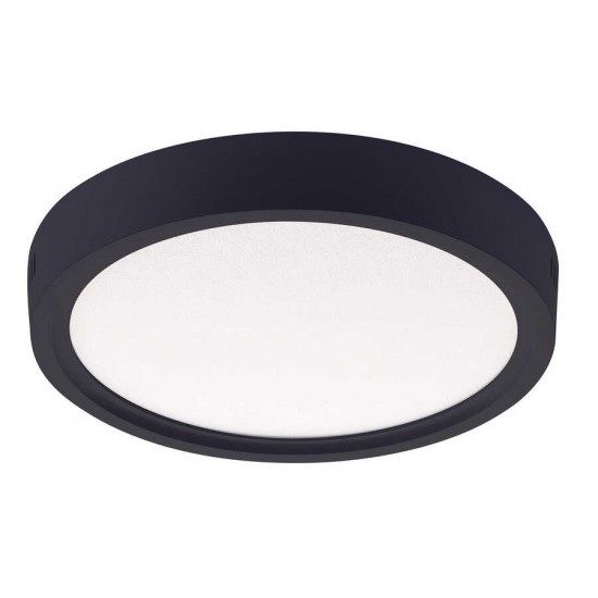 LC484 Siyah 24W Sıva Üstü Yuvarlak Panel ECO 3000K