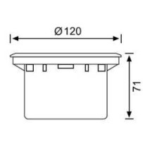 LG978 LED Gömme Bahçe Armatürü (3000K)