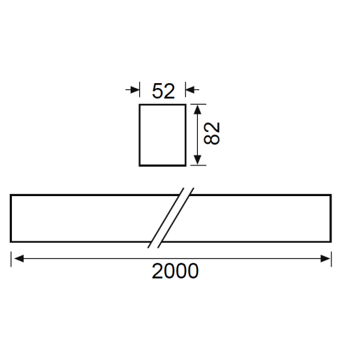 Lineer Led Armatür 60W 3000K