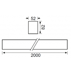 Lineer Led Armatür 60W 6500K