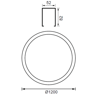 Lineer Led Armatür 65W 3000K