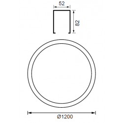 Lineer Led Armatür 65W 6500K