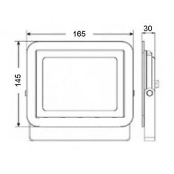 LP030 B 30W Led Projektör 6500K