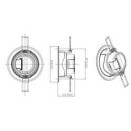 LS458 Beyaz Hareketli 5W LED Spot (3000K) LS458 Beyaz Hareketli 5W LED Spot (3000K)