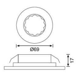 LW966 Sabit LED Spot (3000K) LW966 Sabit LED Spot (3000K)
