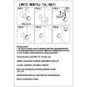 LW972 G LED Duvar Armatürü (3000K)