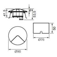LW975 AN LED Duvar Armatürü (3000K) LW975 AN LED Duvar Armatürü (3000K)