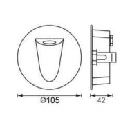 LW986 LED Duvar Armatürü (3000K) LW986 LED Duvar Armatürü (3000K)