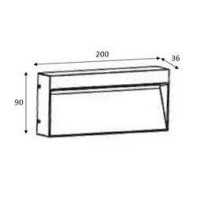 LW987 LED Bahçe Aplik (3000K)