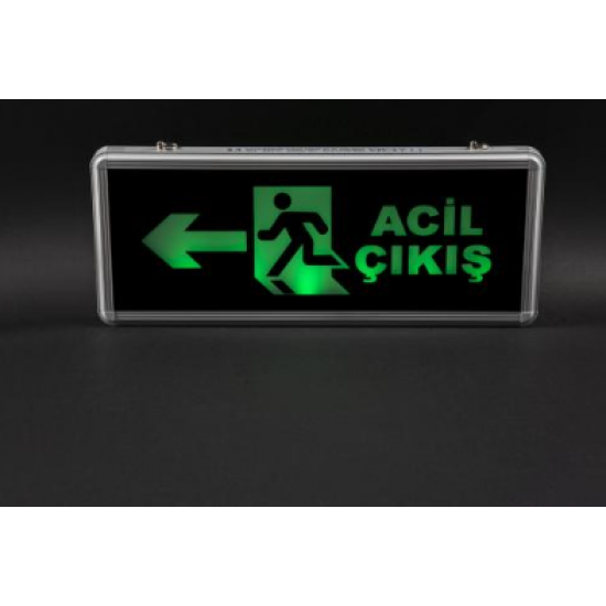 Cata Exit Çıkış Armatürü Ledli 4 Saat Akülü CT-9179