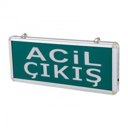 Cata Acil Çıkış Armatürü Ledli 4 Saat Akülü CT-9176 Cata Acil Çıkış Armatürü Ledli 4 Saat Akülü CT-9176