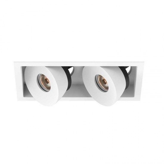 Jupiter 2x12W Hareketli Led Spot LS448 - Sarı Işık