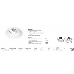 Jupiter 27 Watt Led Spot LD476 S Jupiter 27 Watt Led Spot LD476 S