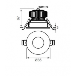 Jupiter 11 Watt Ledli Spot - LS457 Jupiter 11 Watt Ledli Spot - LS457