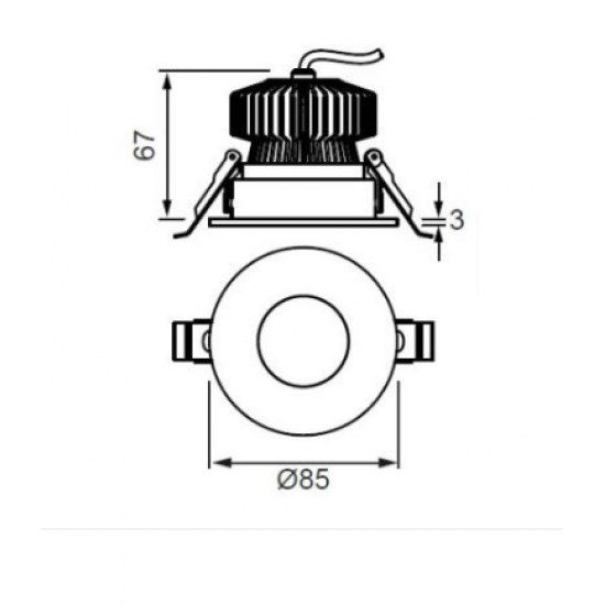 Jupiter 11 Watt Ledli Spot - LS457