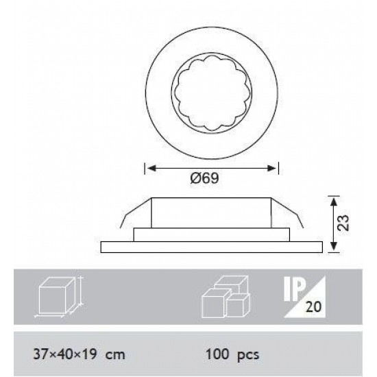 Jupiter LED Spot Trafolu LW966 - Gün Işığı Jupiter LED Spot Trafolu LW966 - Gün Işığı