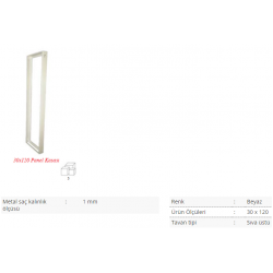 Cata 30 x 120 Led Panel Kasası CT-9044 Cata 30 x 120 Led Panel Kasası CT-9044